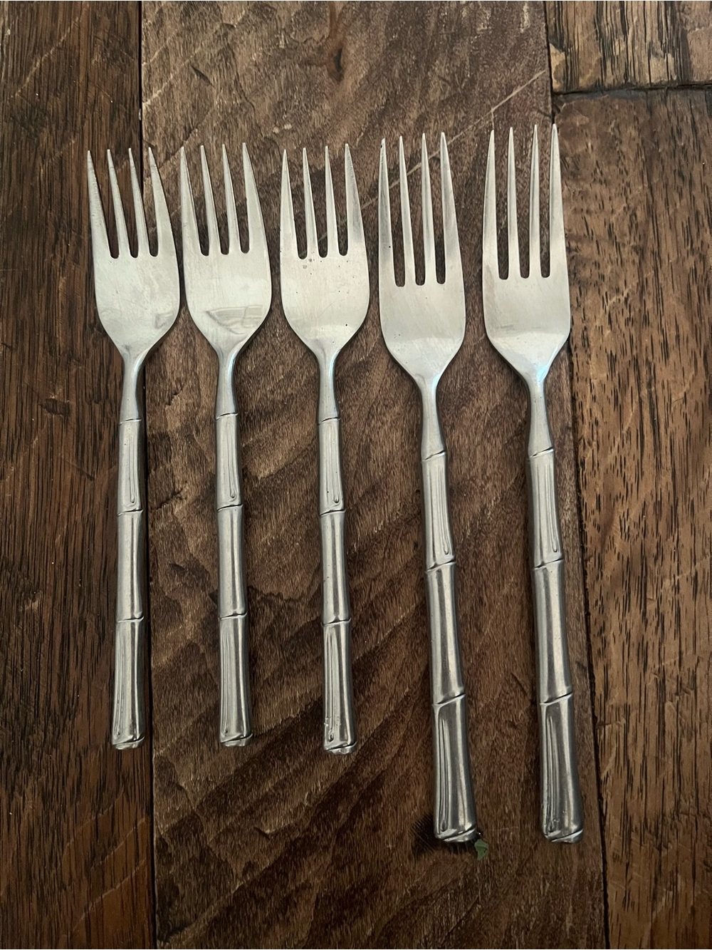 Cathay Bamboo flatware by Nasco Forks